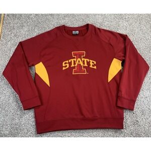 Iowa State Cyclones Red Crewneck Sweatshirt Colosseum Men's XL